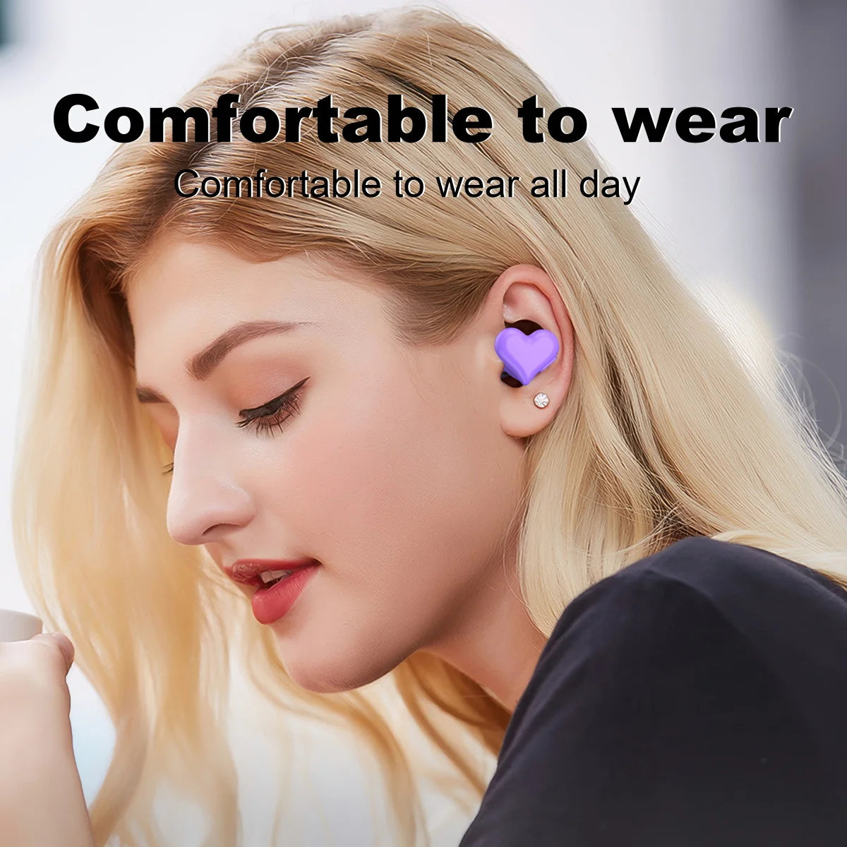 Beautiful wireless bluetooth headset Girls like fashion sports earbuds Built-in microphone headphones For Android/iPhone