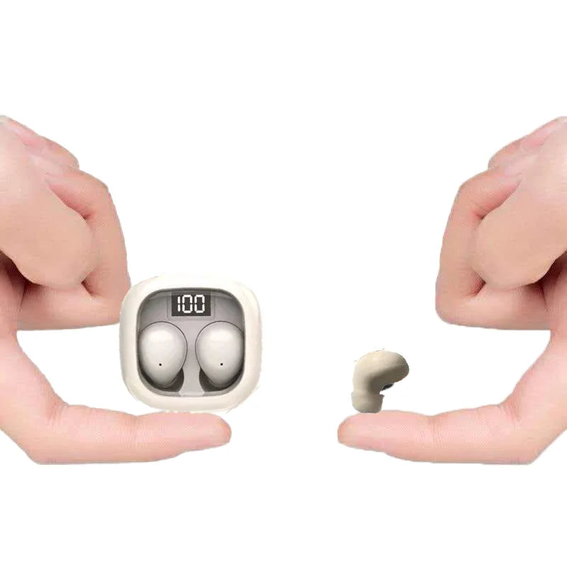 SK19 Wireless Bluetooth Headset Mini Ultra Small Sleep New Invisible Earbuds Sound Quality Headphones Noise Reduction Earphones